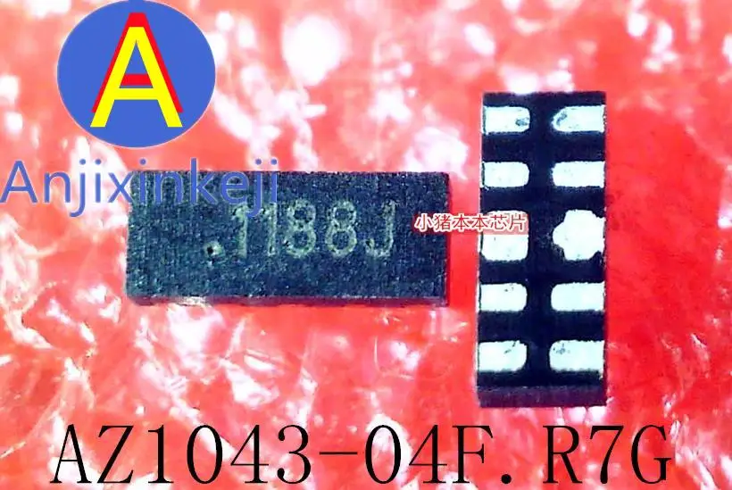 

30pcs 100% orginal new AZ1043-04F.R7G AZ1043-04F AZ1043 Silkscreen 1188J DFN2510