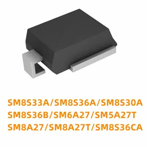 1PCS SM8S33A 8S36A 8S30A 6A27 5A27T 8A27 8A27T SM8S36CA Automotive TVS Transient Suppression Diode T-tube Patch DO-218