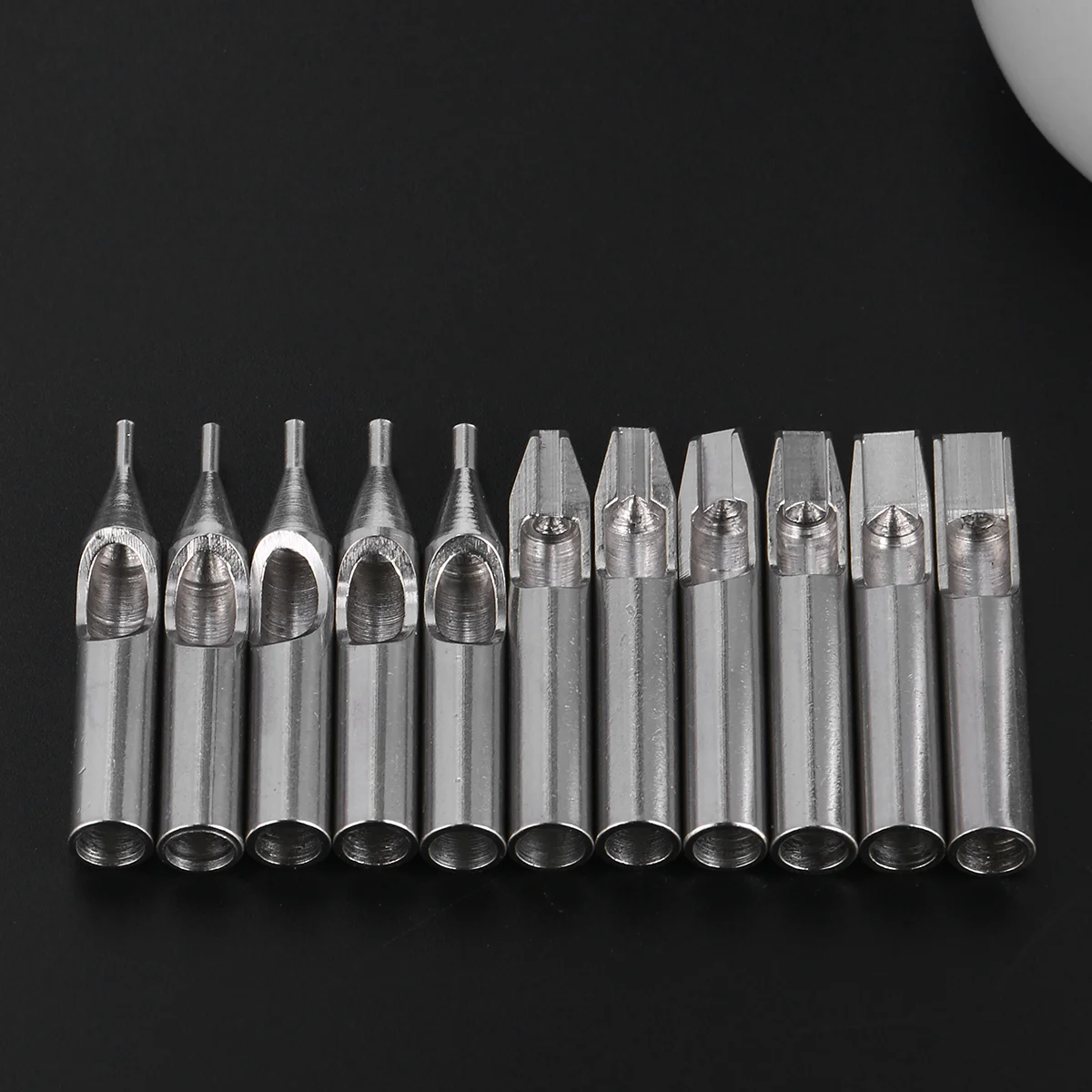 

11 Pcs Mixed Types Tips Old Style Mixed Types Tips Machine Supply Nozzle Set