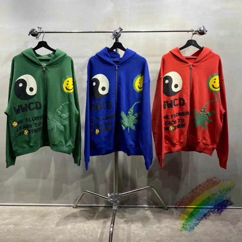 

Cardigan Oversized Puff Print CPFM Hoodie Men Women Best Quality CACTUS PLANT FLEA MARKET Hoodies CPFM.XYZ Pullovers