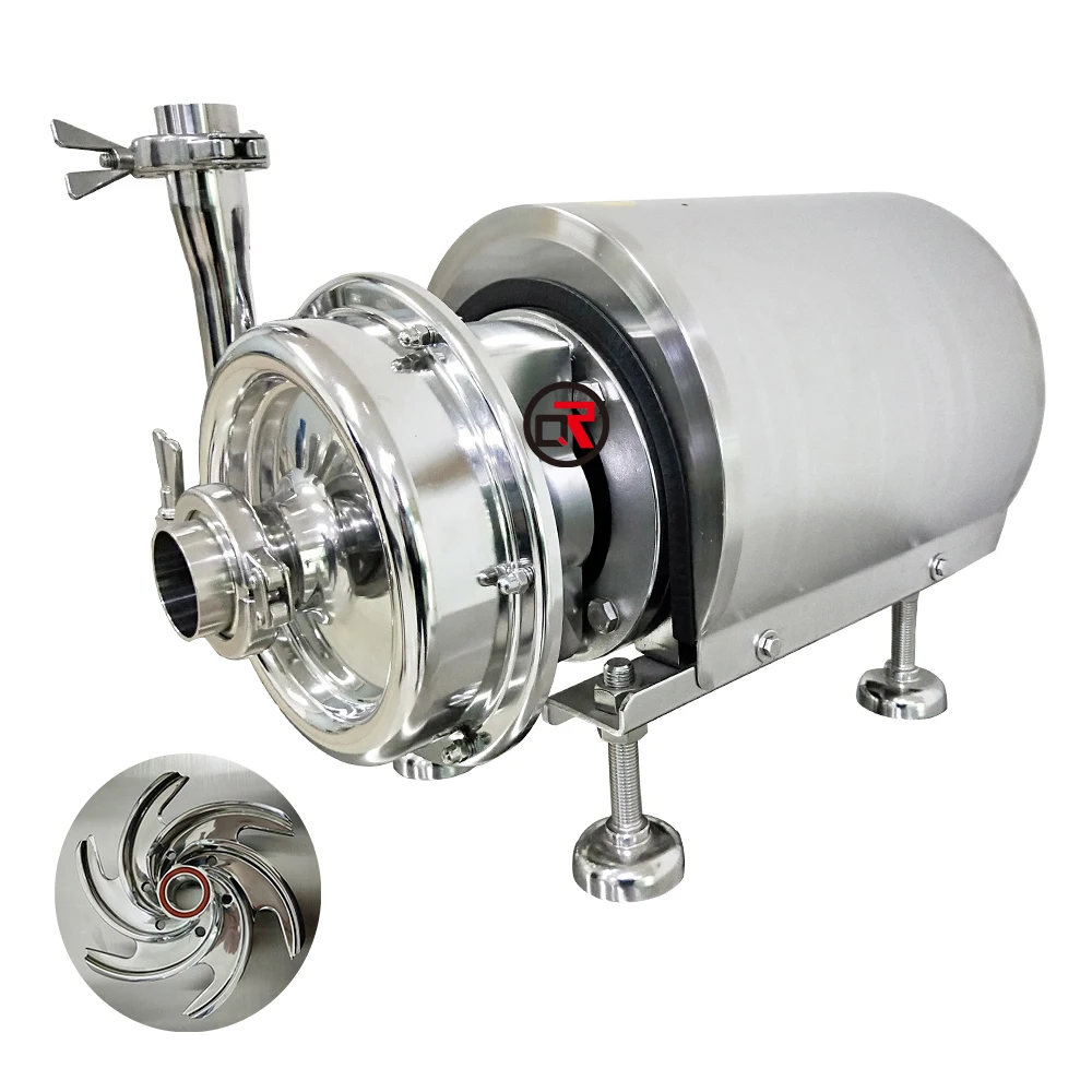 

High performance sanitary stainless steel centrifugal pump for pharmaceutical biological food beverage