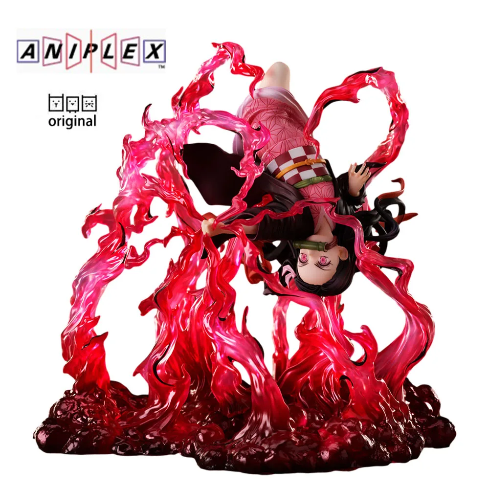 

ANIPLEX+ Original Demon Slayer Kamado Nezuko Burst Blood 1/8 Genuine Anime Figure Model Action Collectible Toys Child Gift
