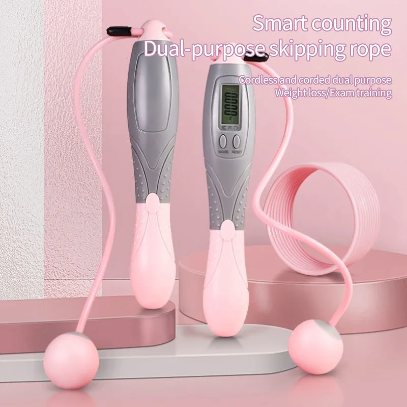 

Счетная Беспроводная Скакалка для спорта для взрослых снижение веса Сжигание жира оборудование для фитнеса счетная Профессиональная Скакалка