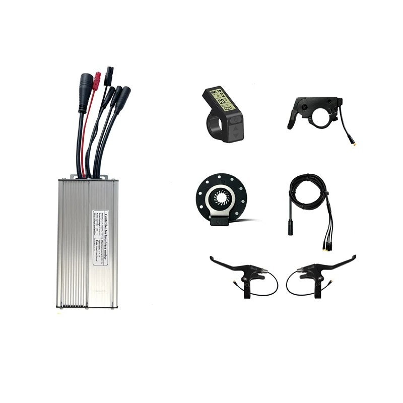 

Комплект контроллера синусоидальной волны, дисплей для электрического велосипеда, параметры LCD4, контроллер синусоидальной волны, 36/48 В, 30 А, 1000 Вт, аксессуары
