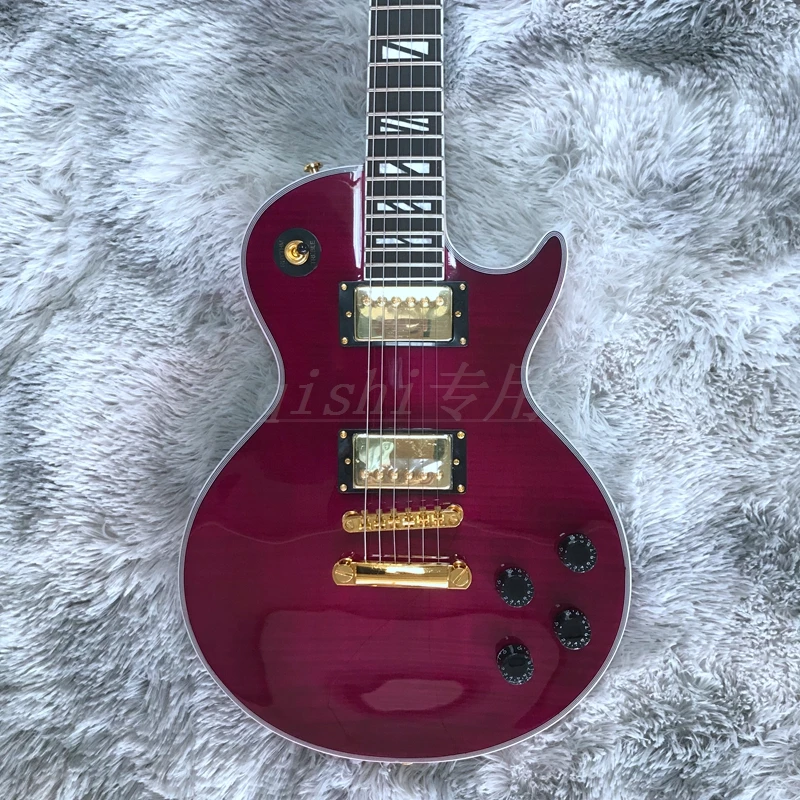 Высококачественная электрическая гитара фиолетового цвета, Новое поступление, отличное качество звука, бесплатная доставка