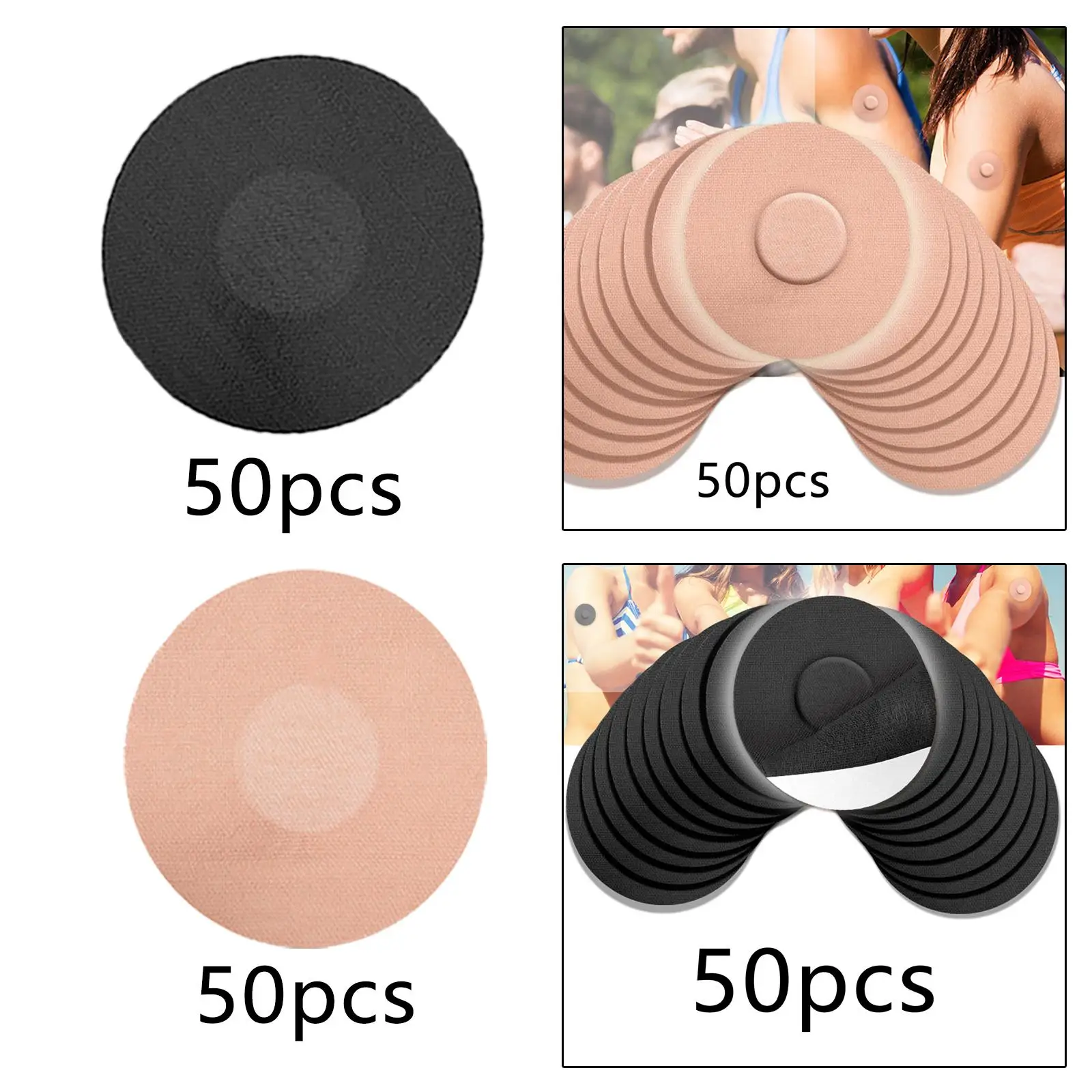 

100 шт., водонепроницаемые самоклеящиеся патчи