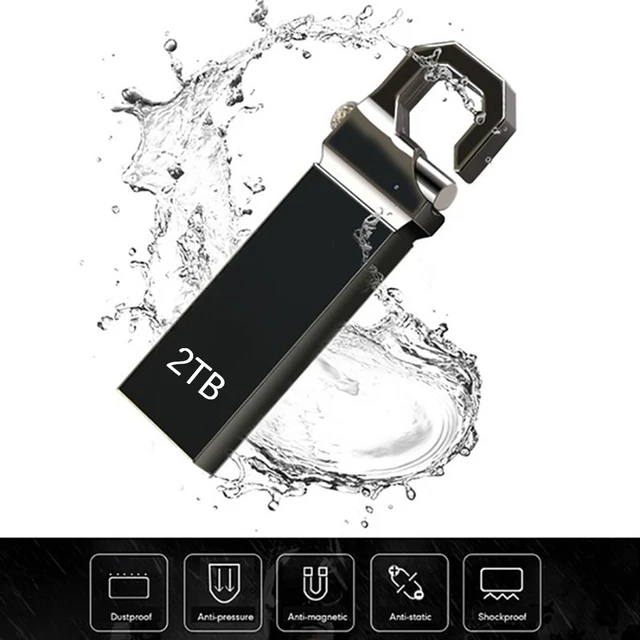 New PEN DRIVE 2TB High Speed USB 3.0 Flash Drive 2TB Pendrive 2 in 1 Adpater U Disk 2TB Waterproof Mini Flash Drive Best Gift 3