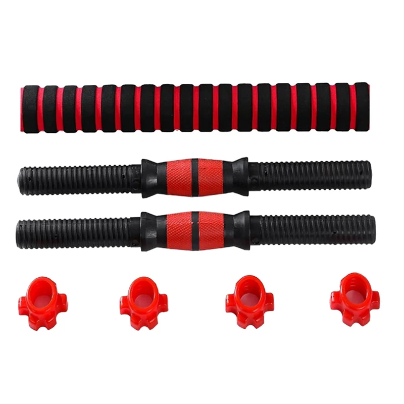 Adjustable Dumbbell Weight Set Barbell Lifting - 2 X 15.74In Bars And 1 X 15.74In Connecting Rods For Gym Home
