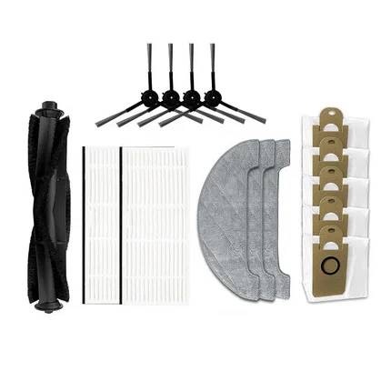 Новая основная щетка Hepa фильтр боковая Швабра Ткань для робота-пылесоса Xiaomi Viomi S9