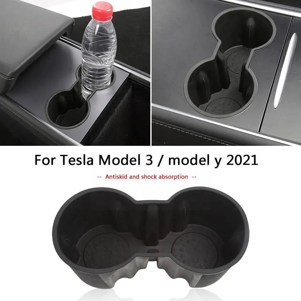 

Water Cup Holder for Tesla Model 3 Center Accessories Non-slip Waterproof Car Coasters for Tesla Model Y Car Model3 P8L8