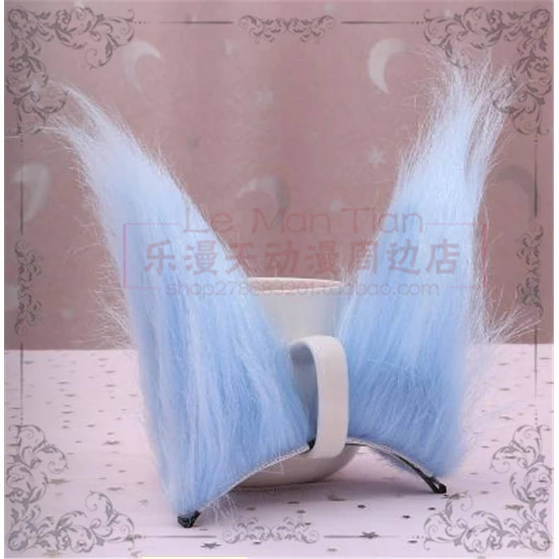 

Аниме «Re:Zero kara Hajimeru Isekai Seikatsu Ram Rem» плюшевые уши хвост повязка на голову шпилька для косплея