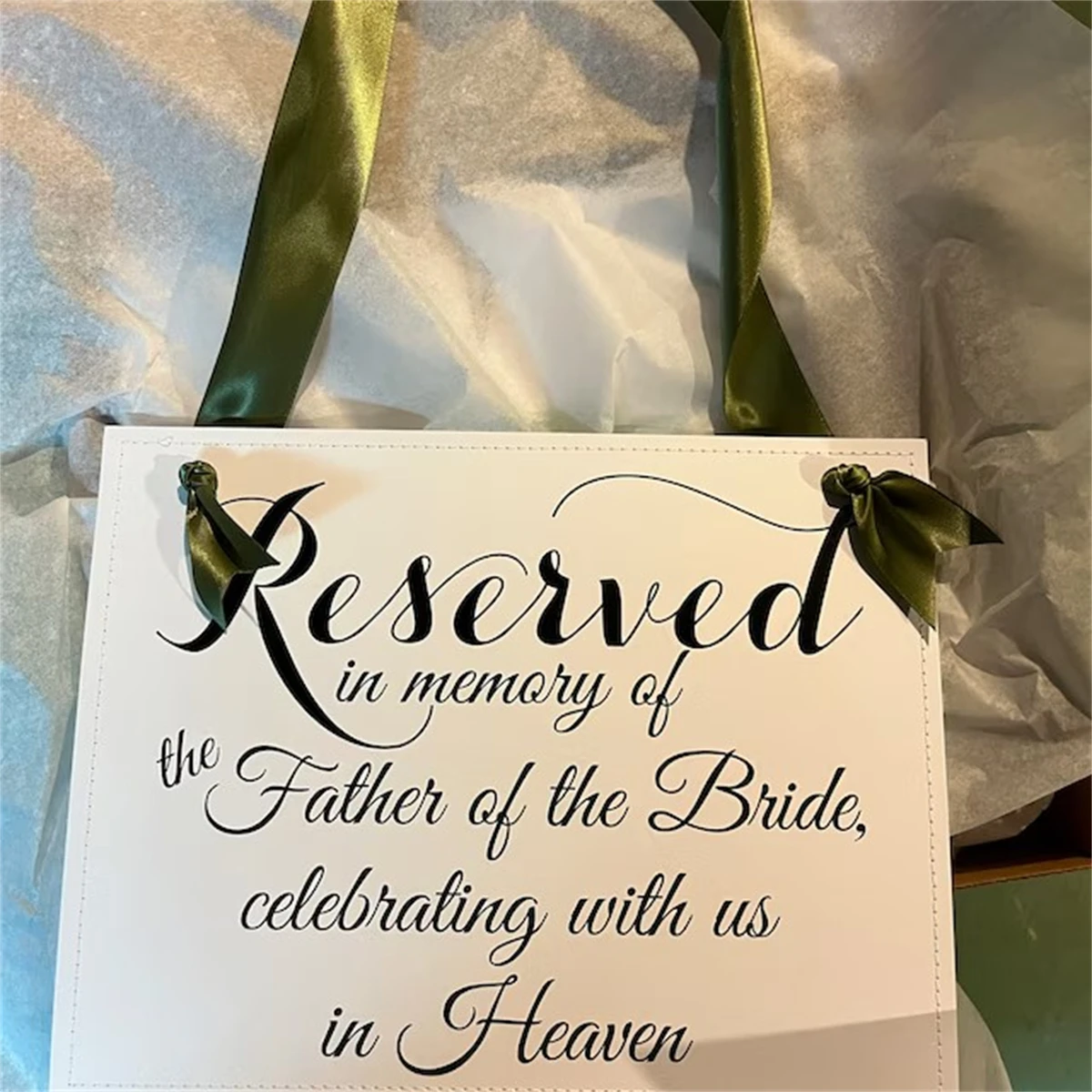 Персонализированный памятник баннер на свадебный стул с надписью в память о