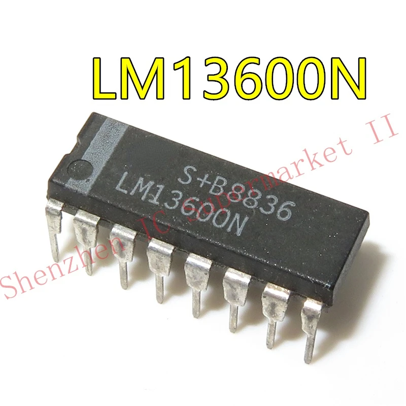 

1 шт./лот LM13600N LM13600 DIP-16 новая и оригинальная искусственная кожа