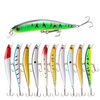 10cm8 3g minnow fishing lures ring bead top water bait plastic lure spinner for fishing trout lures crank wobblers crankbaits
