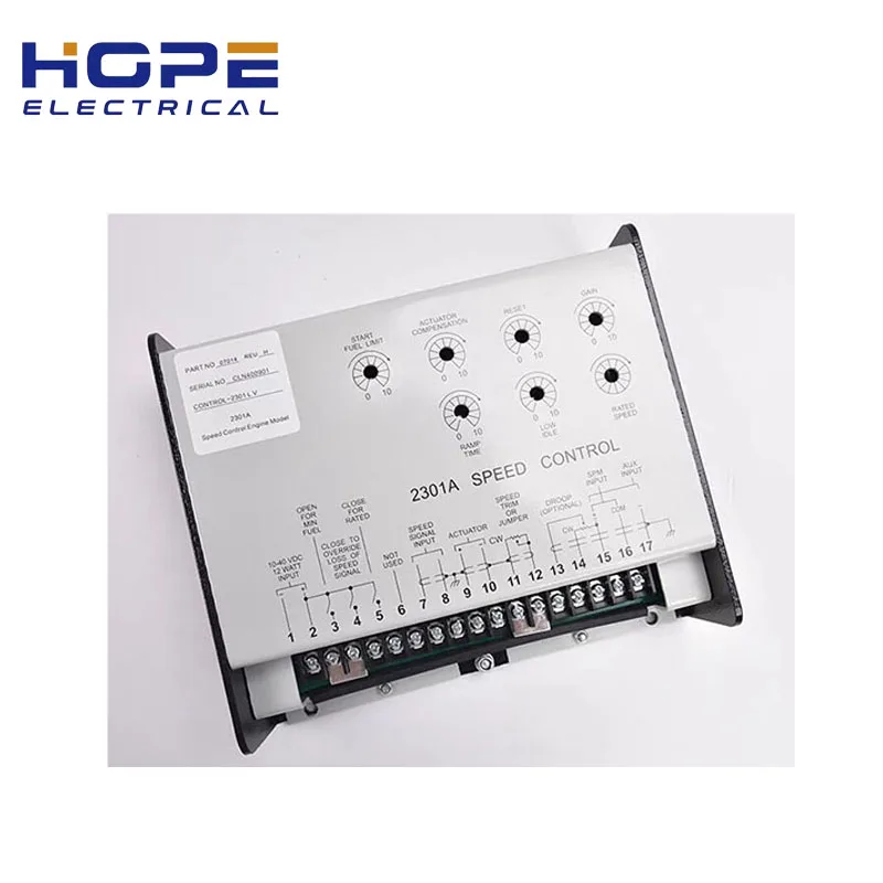 Woodward 2301A 9907-014 Panel sterowania gubernatora 9907-018 Regulator 9905-026 Moduł kontroli prędkości regulatora