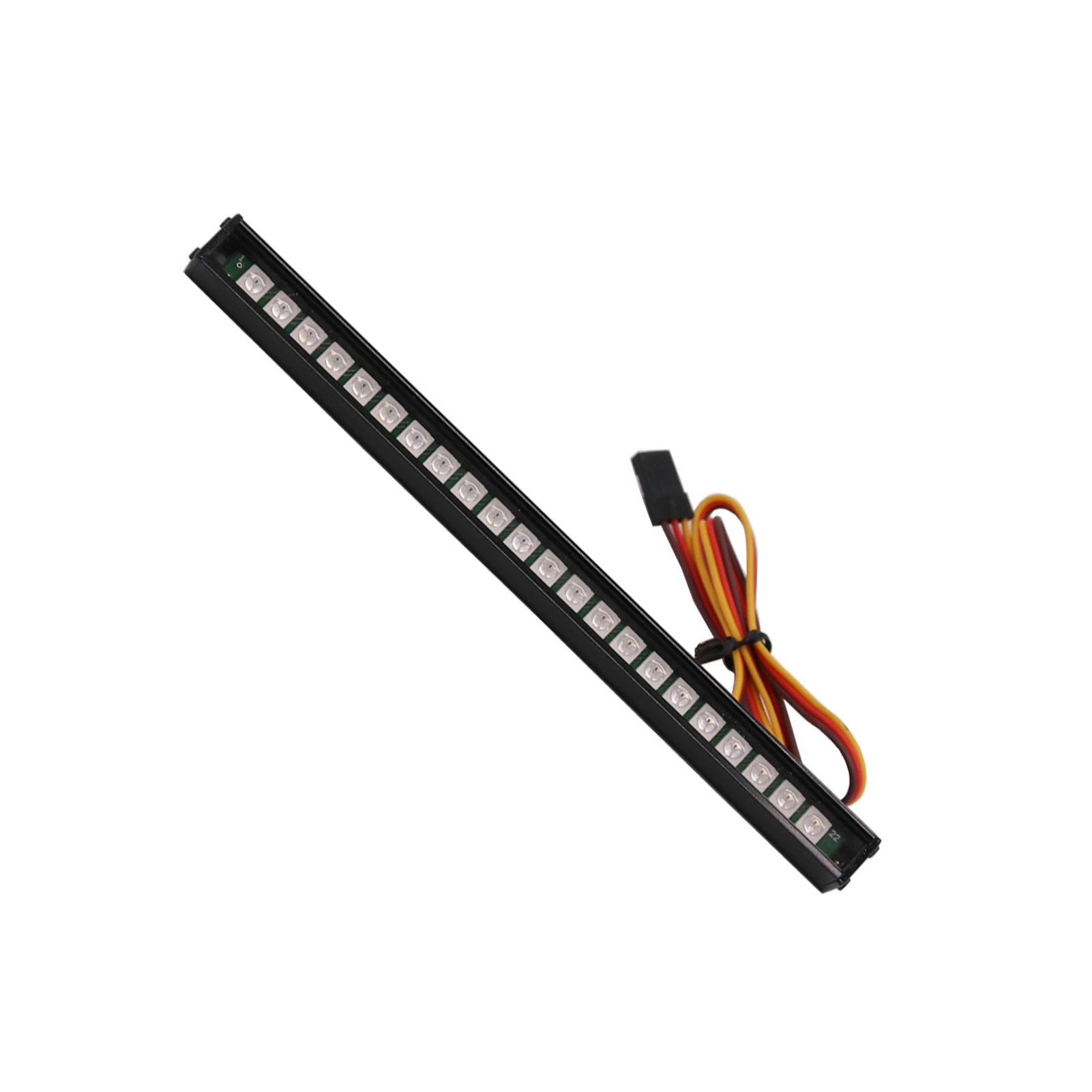

24LED Durable Lamp Bar 1:10 With Bracket Replacement Parts RC Car Dome Light RGB Lighting Easy Install DIY Small Universal Toy