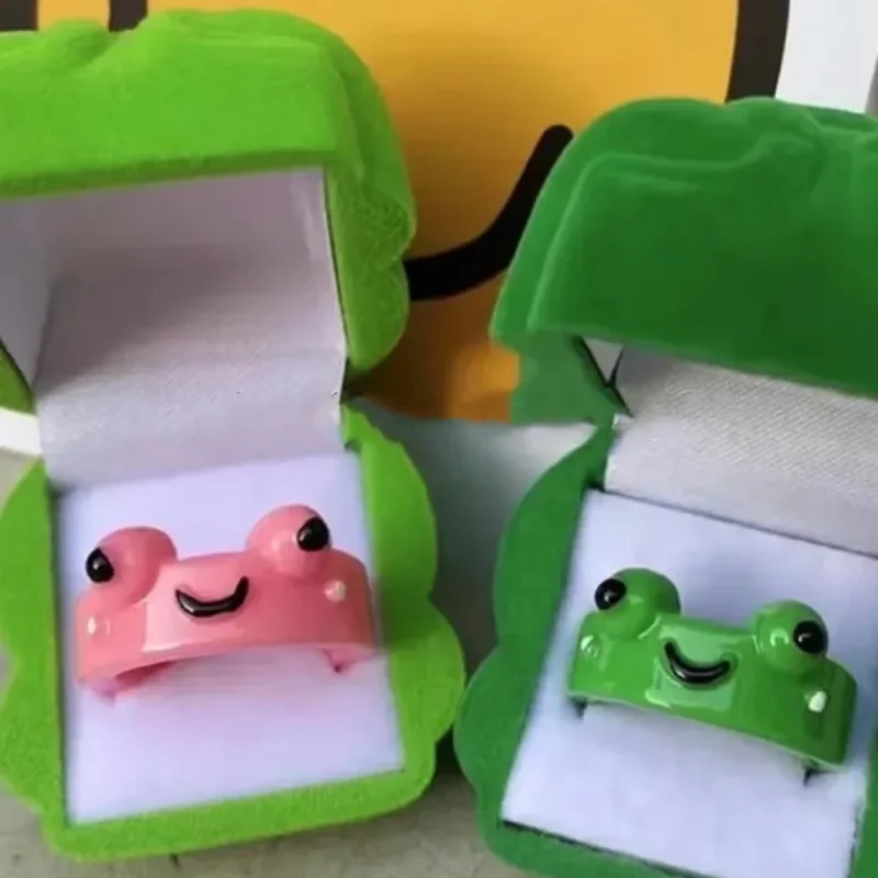 Милые Акриловые Кольца для женщин и девушек кольца путешествий из полимерной