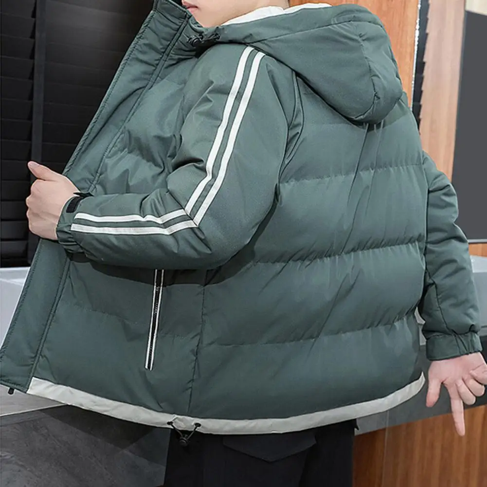 Мужская однотонная куртка с капюшоном цвет в ассортименте