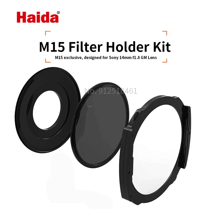 Haida M15 150 мм держатель фильтра Магнитный CPL Комплект для Sony 14 f1.8 GM объектив