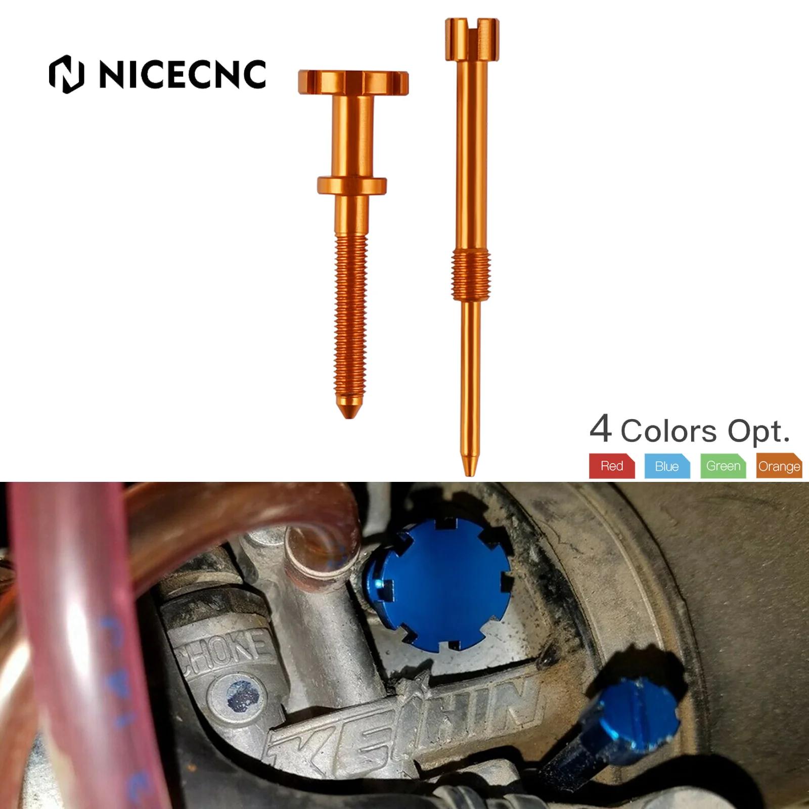 

NiceCNC Air Carburetor Adjustment Screw Kit For KTM 85 105 125 150 200 250 300 360 380 SX XC EXC XCW MXC Six Days Freeride 250R