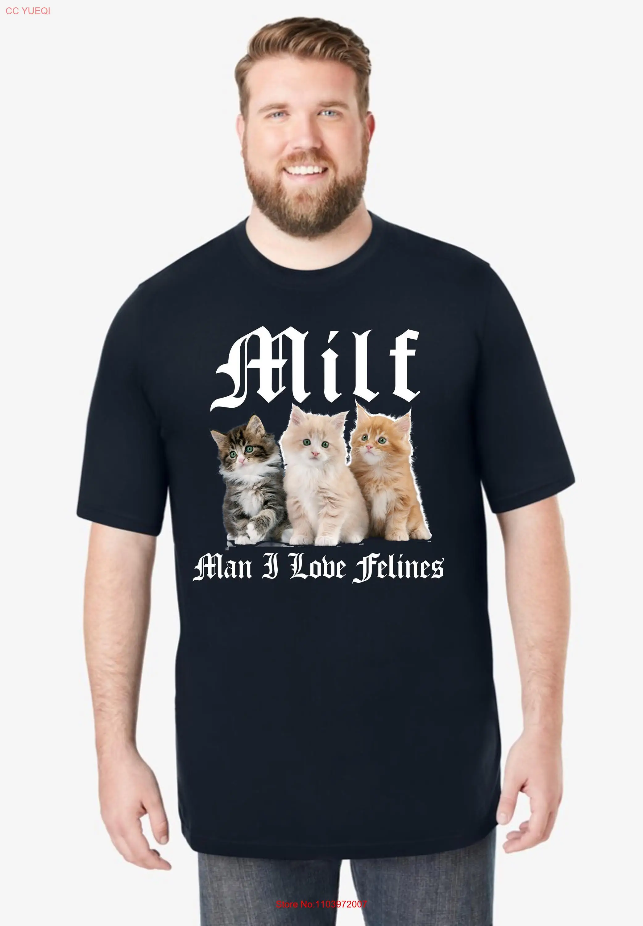 Человек I Love Felines забавная пародия для детей и взрослых футболки с цифровым
