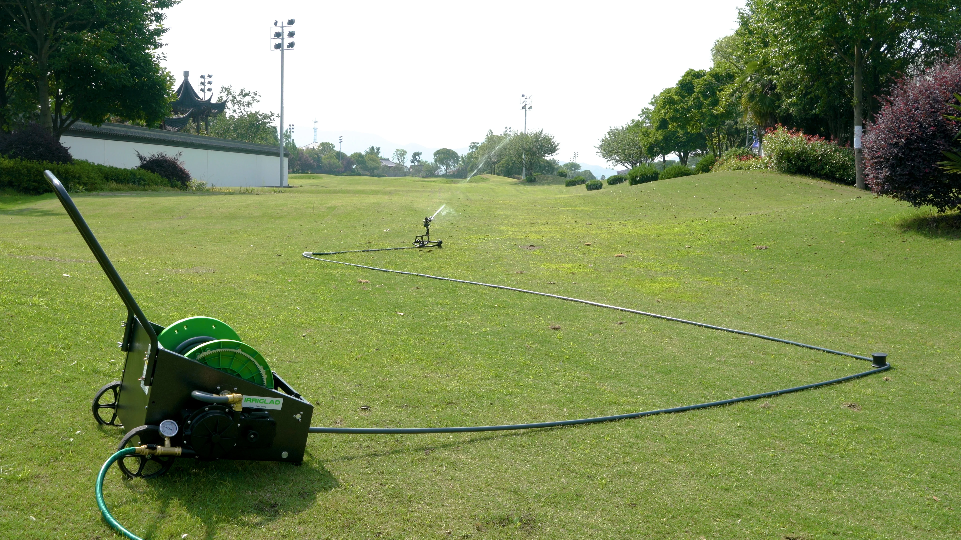 Лучшая цена Высококачественная система автоматического орошения 40 м дорожный