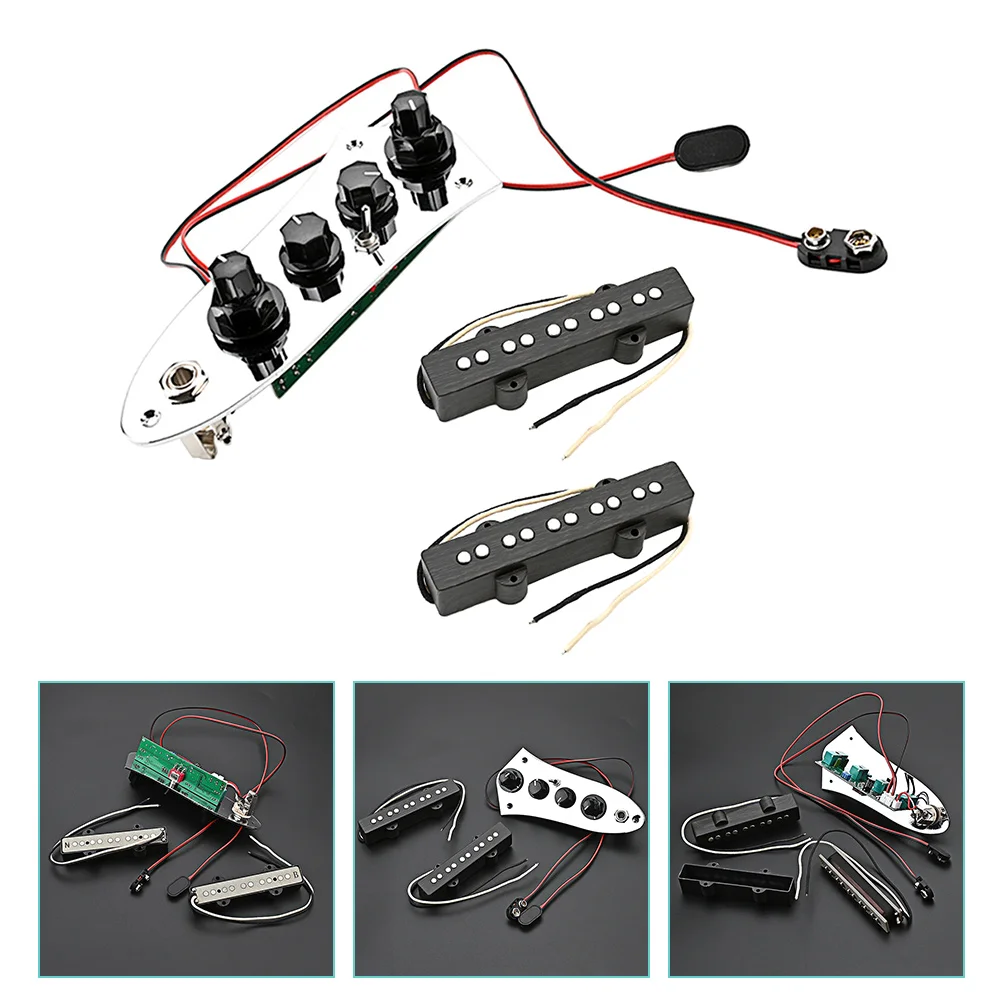 

Pickup Bass Part Guitar Pickups Iron Plate Simple Jazz Humbucker Supply