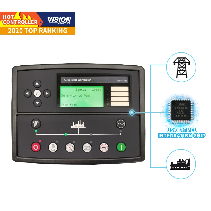 

Smart Genset Controller deepsea 7320 Module De Commande Dse 7320 control module
