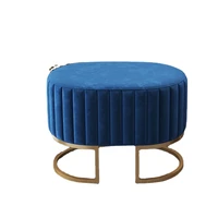 wholesale fashion luxury modern simple shoe change stool home bedroom furniture long ottoman creative living room footstool