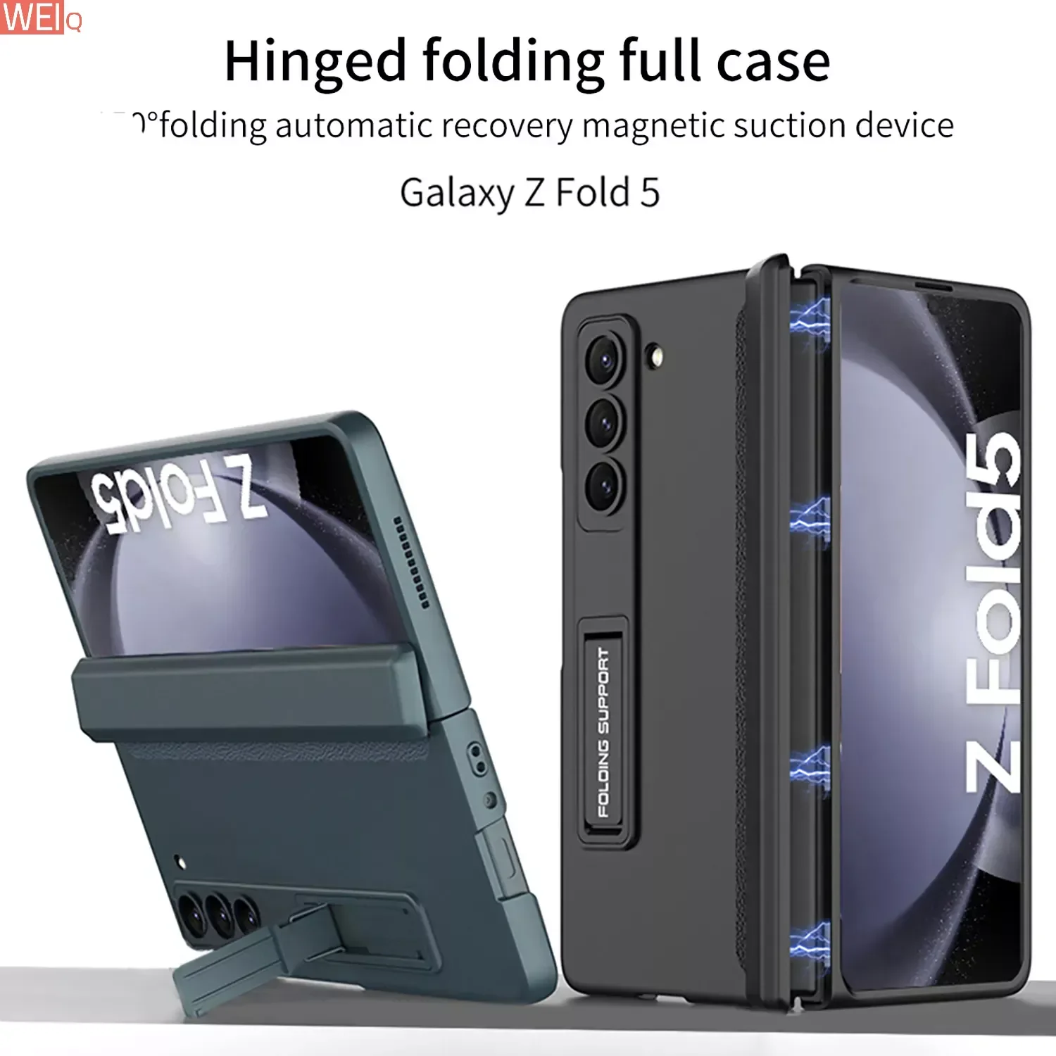 

Оригинальный чехол GKK для Samsung Galaxy Z, складной чехол 5 дюймов с магнитными петлями, противоударный Матовый Жесткий чехол из поликарбоната для Galaxy Z Fold5