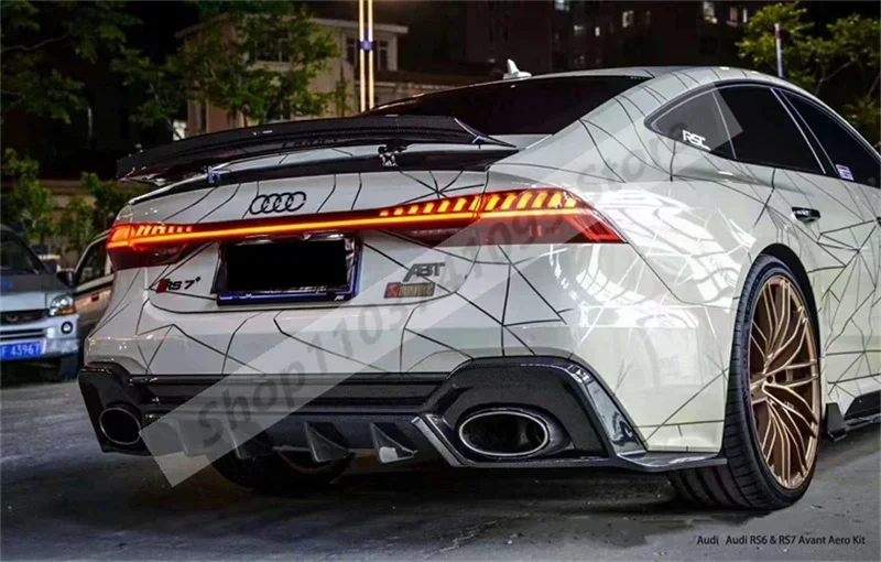 Передний бампер из настоящего углеродного волокна спойлер задний диффузор