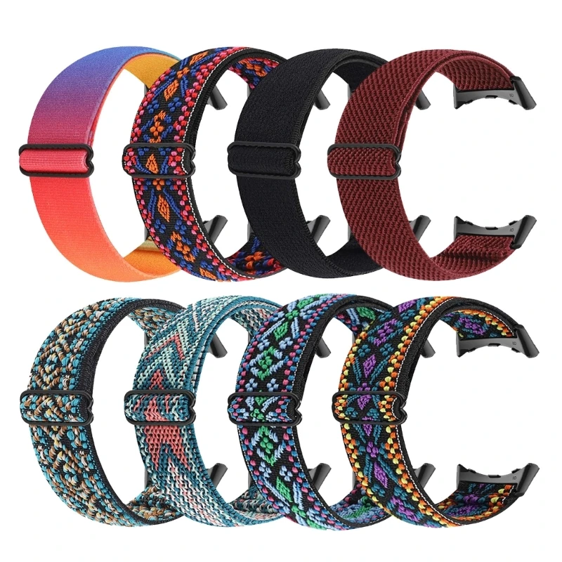 

Nylon-Band Compatible for Pixel Smartwatch Sport Watch Wrist Strap Loop-Bracelet Replace Adjustable-Belt Sweatproof-Band