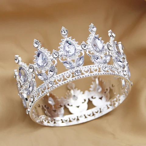 Тиары и короны для девочек, небольшие ювелирные украшения для свадьбы, выпускного торта, короны, диаметром 8 см