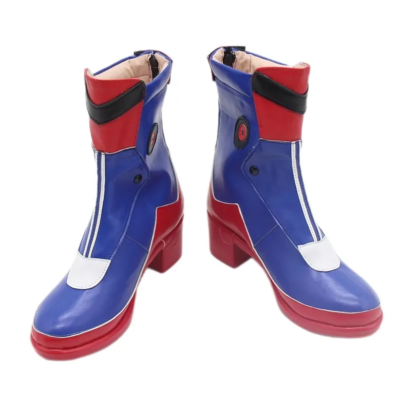 Косплей Kamitsubaki Rime Обувь Сапоги Женщины Мужчины Хэллоуин Костюм Аксессуар Опора