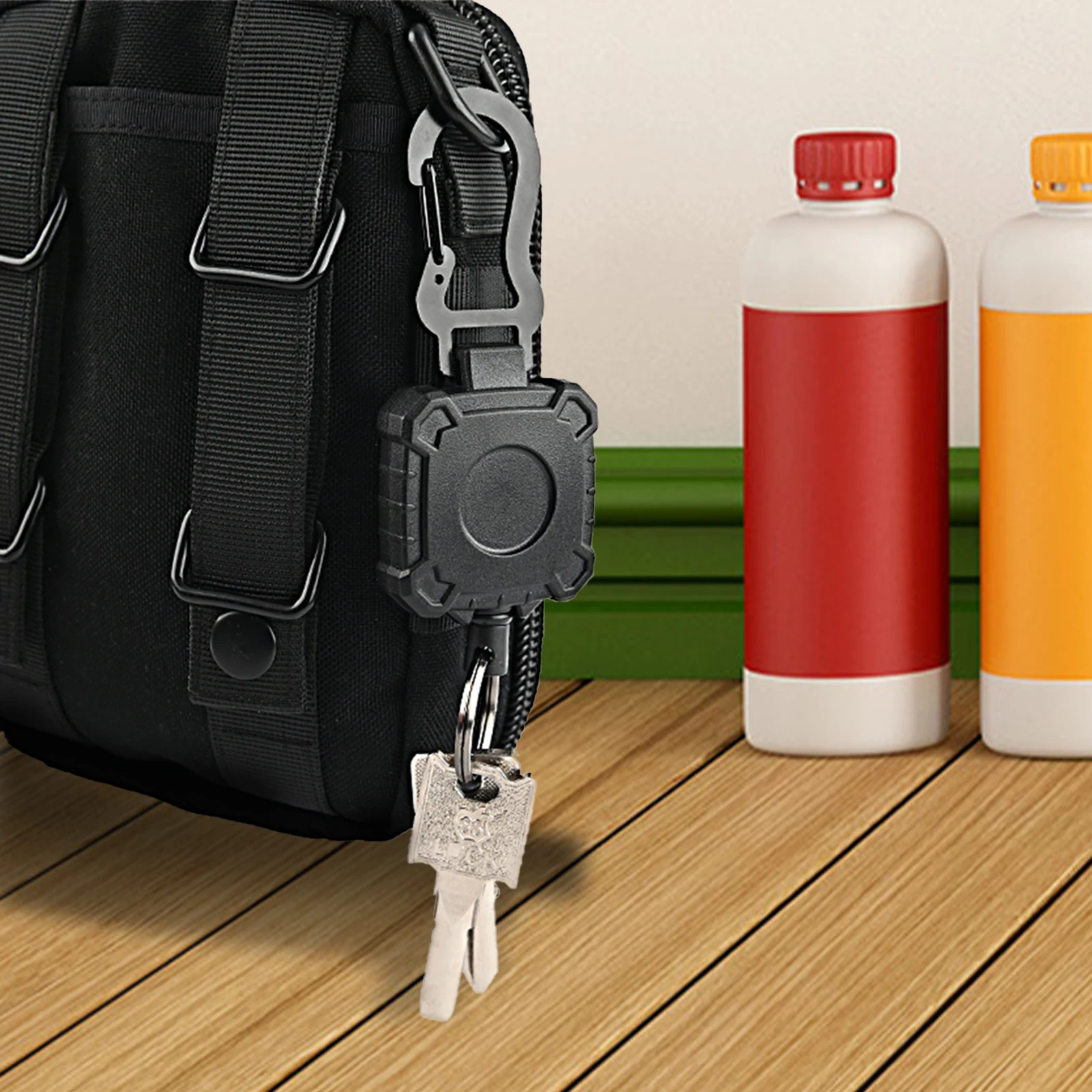 Выдвижной брелок для ключей тяжелый металлический держатель медсестер