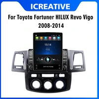 for toyota fortuner hilux revo vigo 2008 2014 2 din 9 7 tesla screen car multimedia player gps navigator android autoradio
