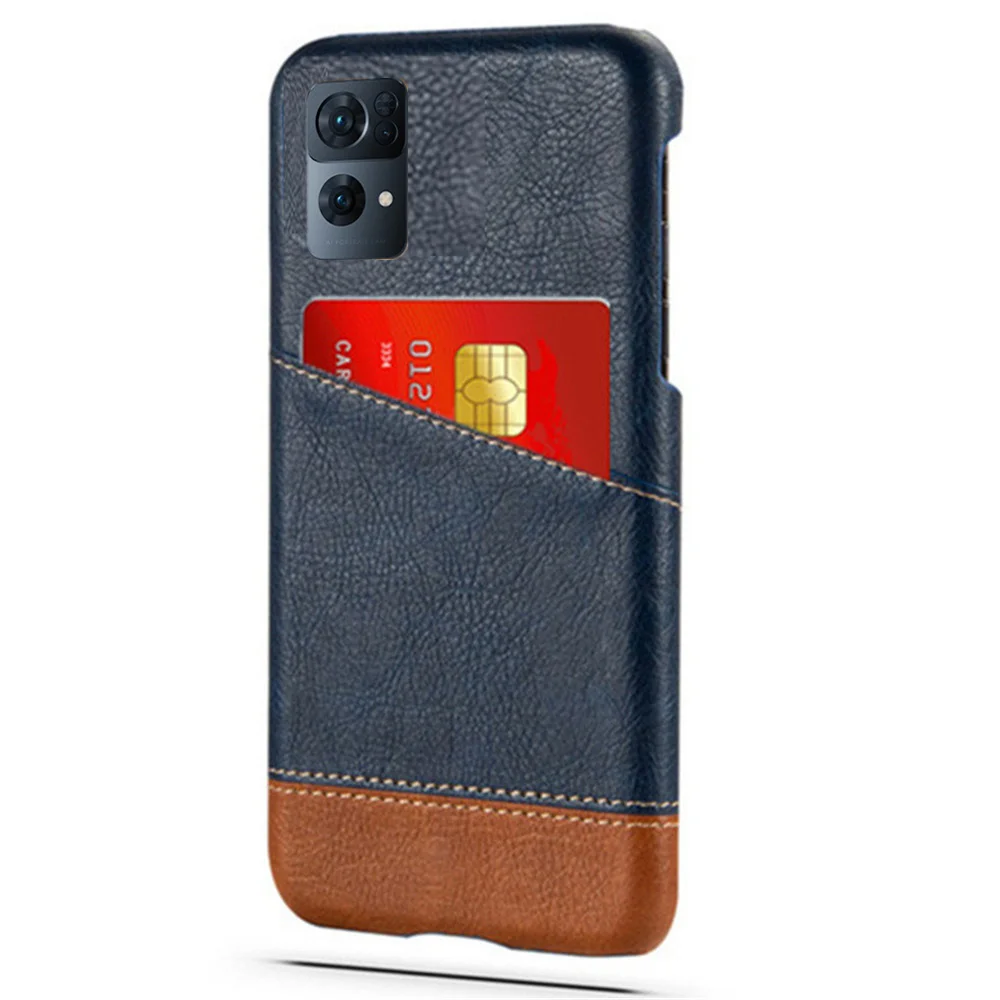 

Wallet Case for OPPO Reno 7 Pro Reno7 7Pro Mixed Splice PU Leather Credit Card Cover for Reno 7Pro 7Z Reno7 Pro PFDM00 CPH2293