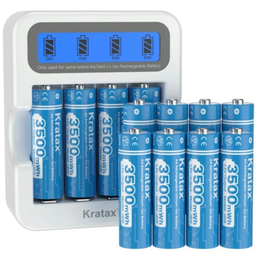 Перезаряжаемая батарея AA 2 А 1 5 в МВтч литиевая aa литий-ионная Aa для дверных