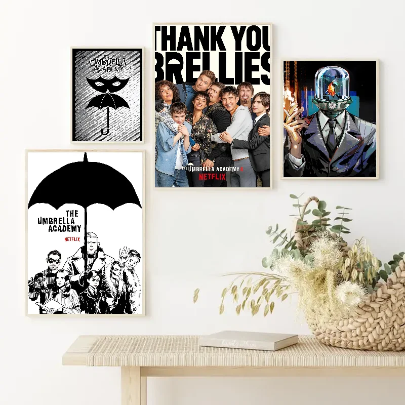 Винтажный постер Академии Амбрелла печать на бумаге домашняя гостиная спальня