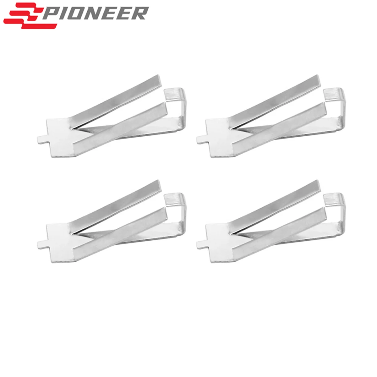 

4PCS Stainless Steel Glass Heatbed Clip Clamp For Ender 3 cr10 For Clamping 3D Printers Build Platform Heated Bed Retainer