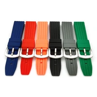 20mm 22mm 24mm soft smart watchband for huawei watch gt 42 46mm seiko wrist straps watchband bracelet silicone belt correa