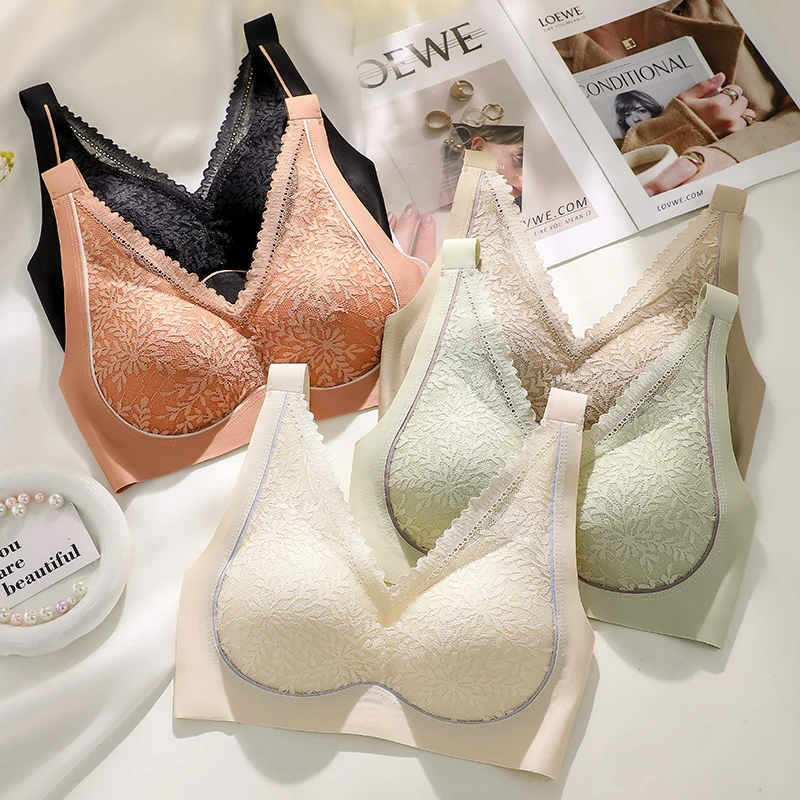 Французское бесшовное нижнее белье для женщин бюстгальтер с регулируемыми