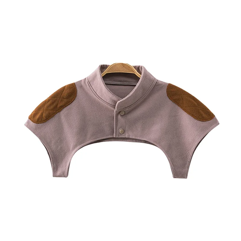 

Warm Braces Supports Plush Warm Shoulder Cape Old People Shoulder Protective Shawl For Winter Keep Warm Supplies Heating Fiber