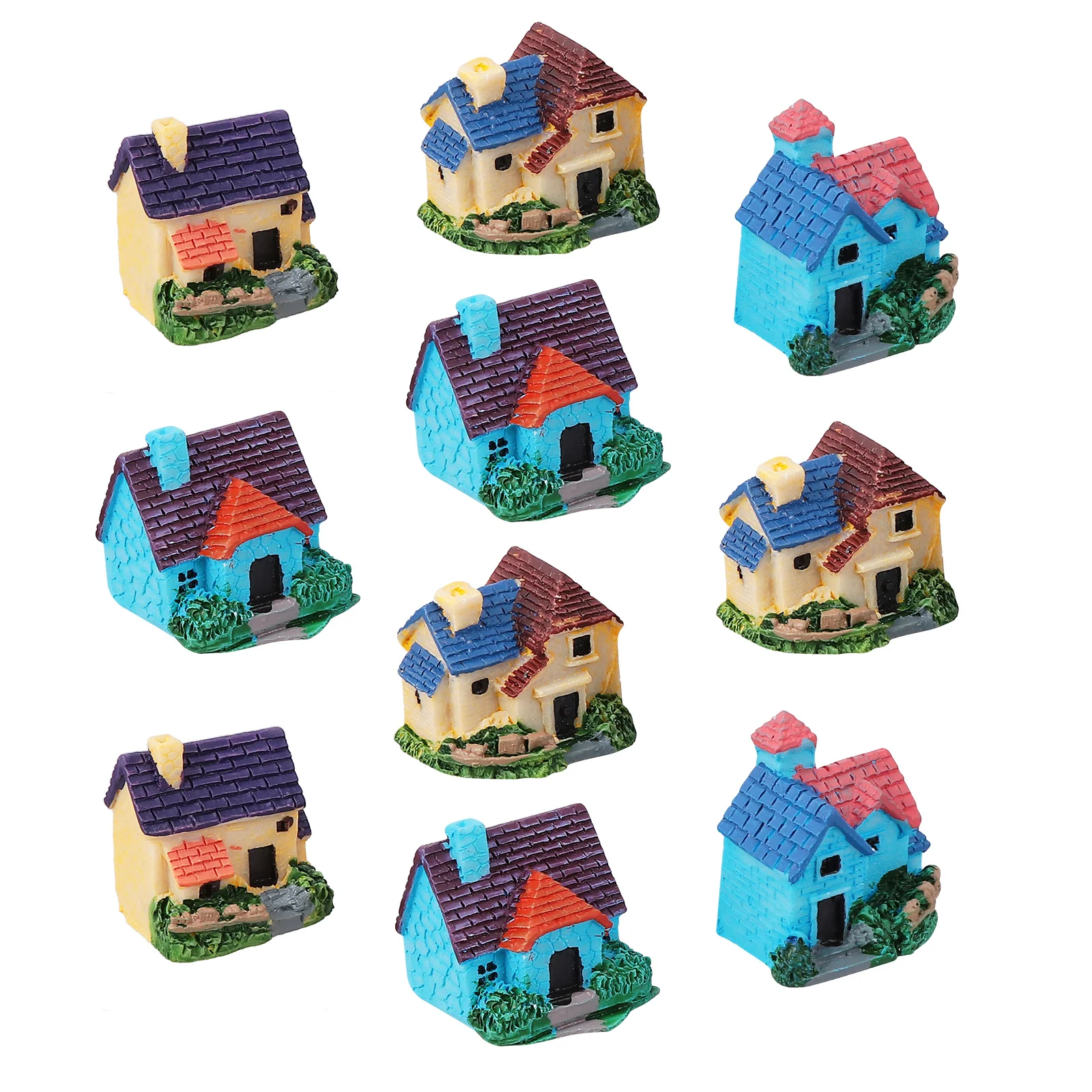 

10 шт. украшения для аквариума уникальная модель виллы шикарные фигурки декорации