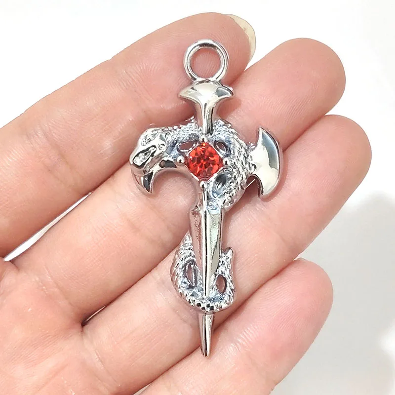 

WZNB 3Pcs Alloy Snakes Entwine Cross Charms Pendant For DIY Jewelry Making Necklaces Earrings Handmade Accessories Wholesale