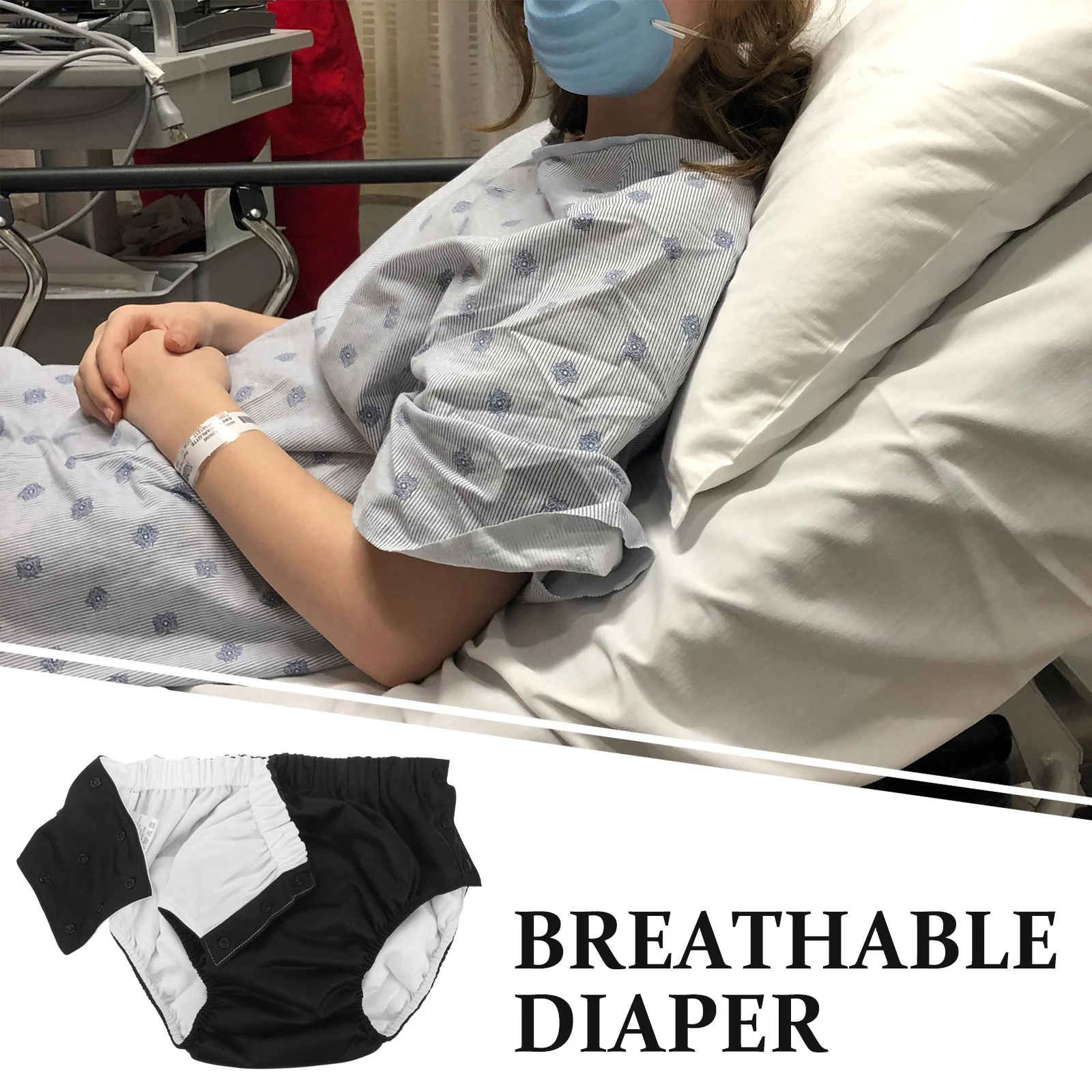 Подгузник для пожилых людей на недержание мочи дома подушечка моющиеся брюки