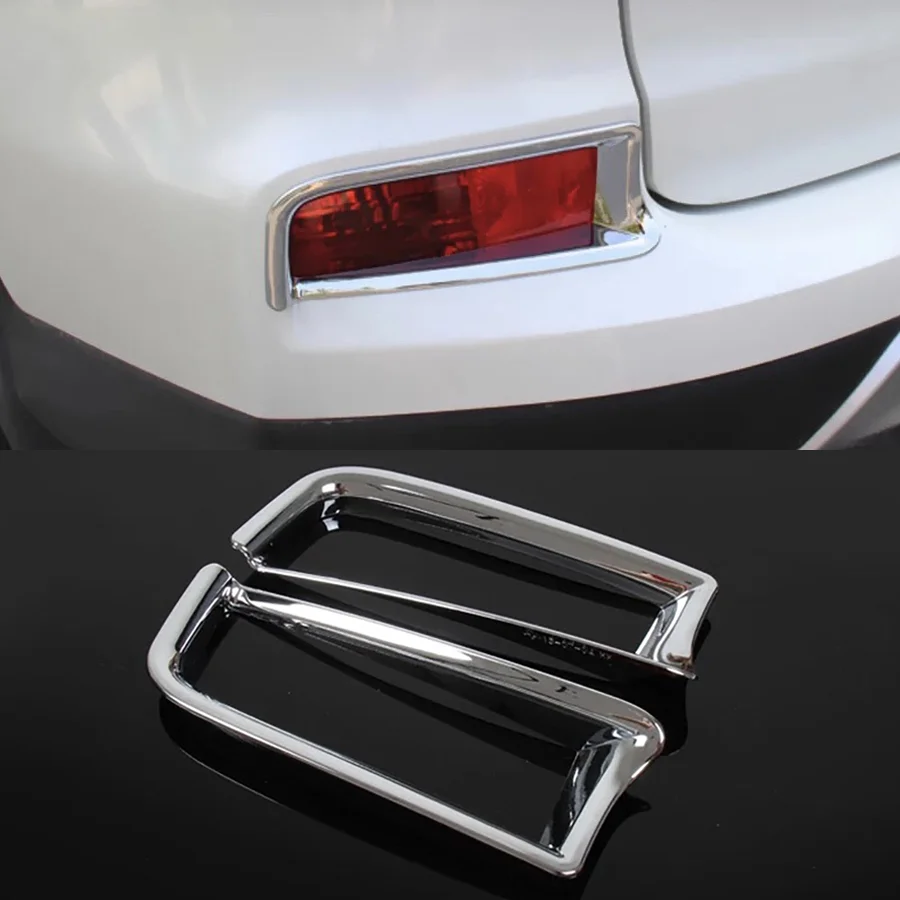 

Wooeight 2 шт. ABS хромированная задняя противотуманная фара, накладка на бампер, подходит для Honda CRV CR-V 2010-2011 2012 2013 2014 2015-2021