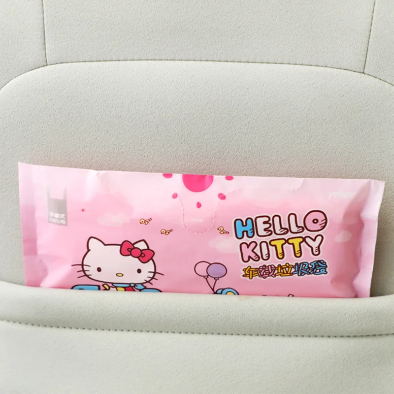 Новинка 2022 милый розовый мешок для мусора с рисунком Hello Kitty из аниме Kawaii Sanrioed
