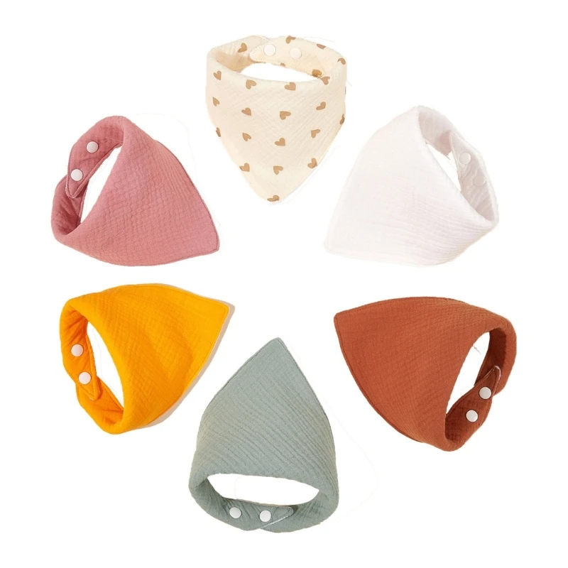 

Cotton Drooling Bibs Saliva Towel for Babies Skin Friendly Turban Handkerchief