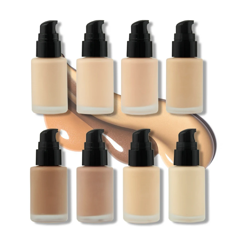 

8 Color Concealer Contour Waterproof Oil-control Long-lasting Private Label Liquid Foundation Custom Bulk Face Makeup Beauty